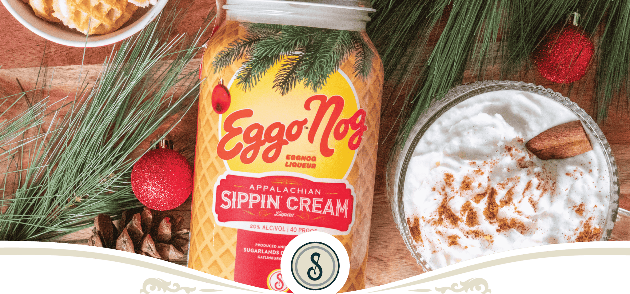 Eggo Nog Appalachian Sippin’ Cream Sugarlands Distilling Company